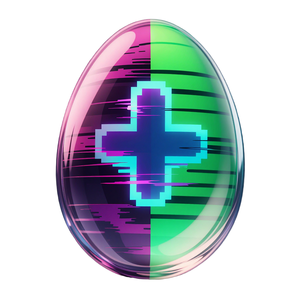 glitch_pixel egg