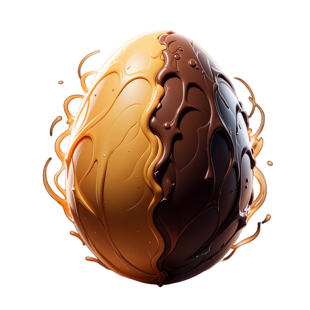 caramel_chocolate egg