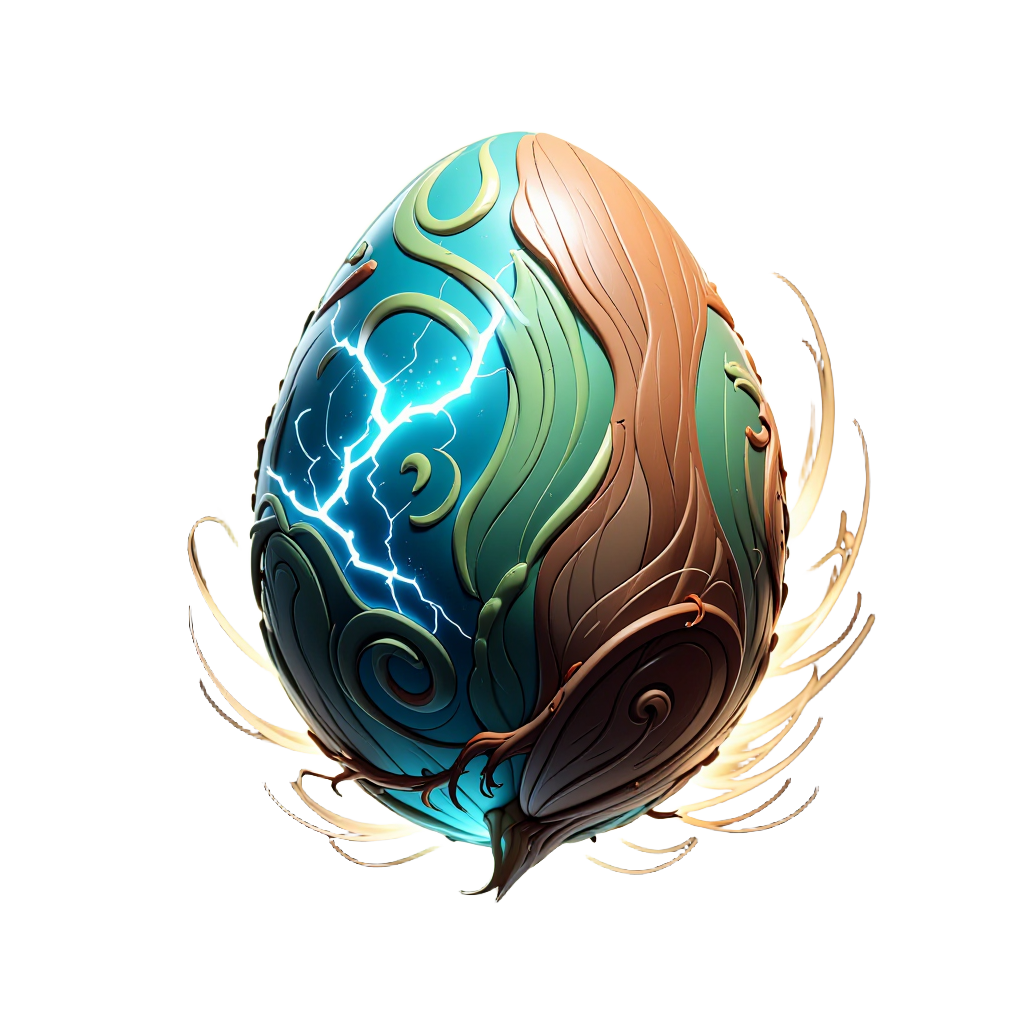 electric_wood egg