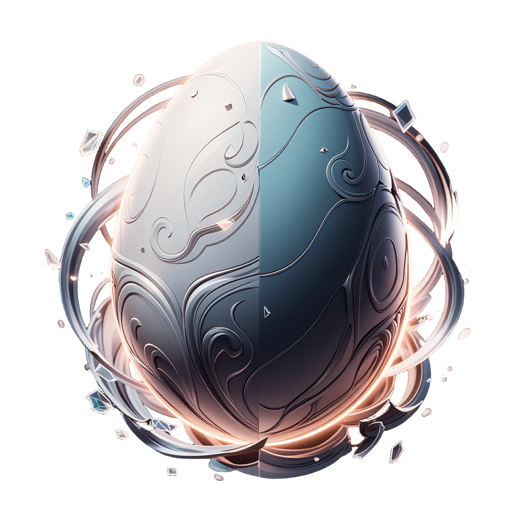 glass_metal egg