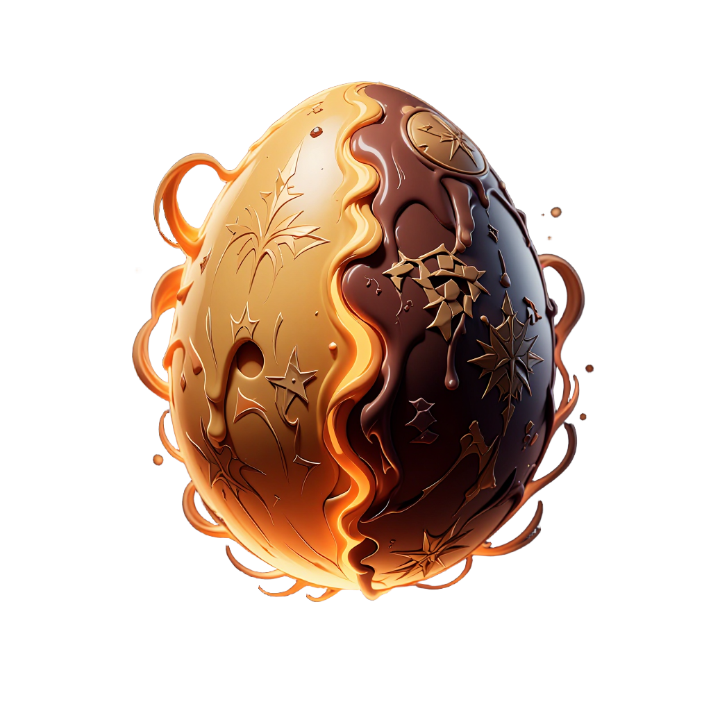 caramel_chocolate egg
