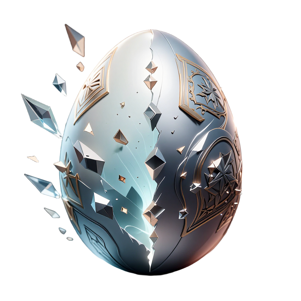 glass_metal egg