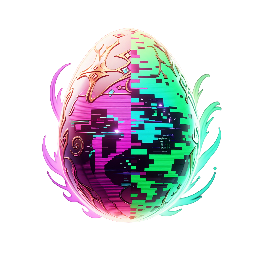 glitch_pixel egg