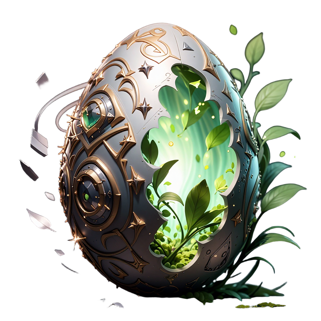 metal_nature egg