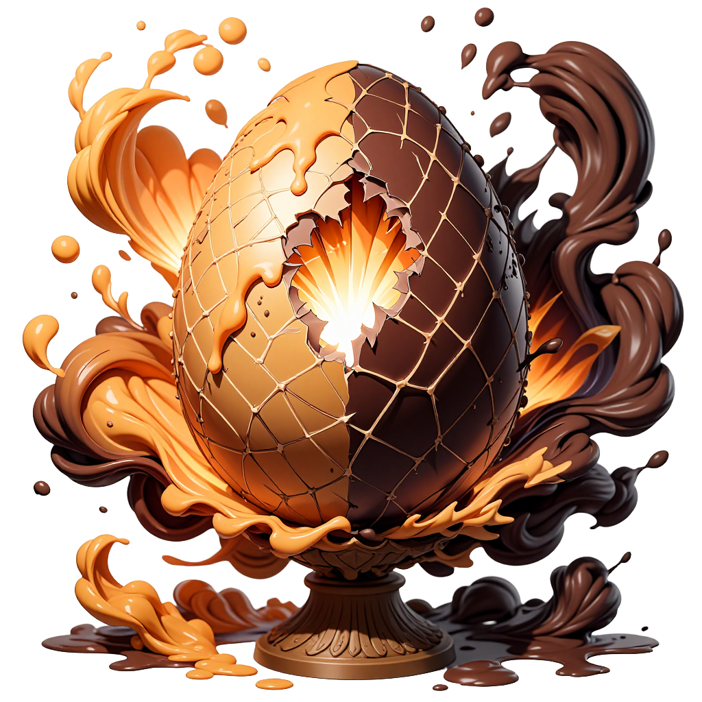 caramel_chocolate egg