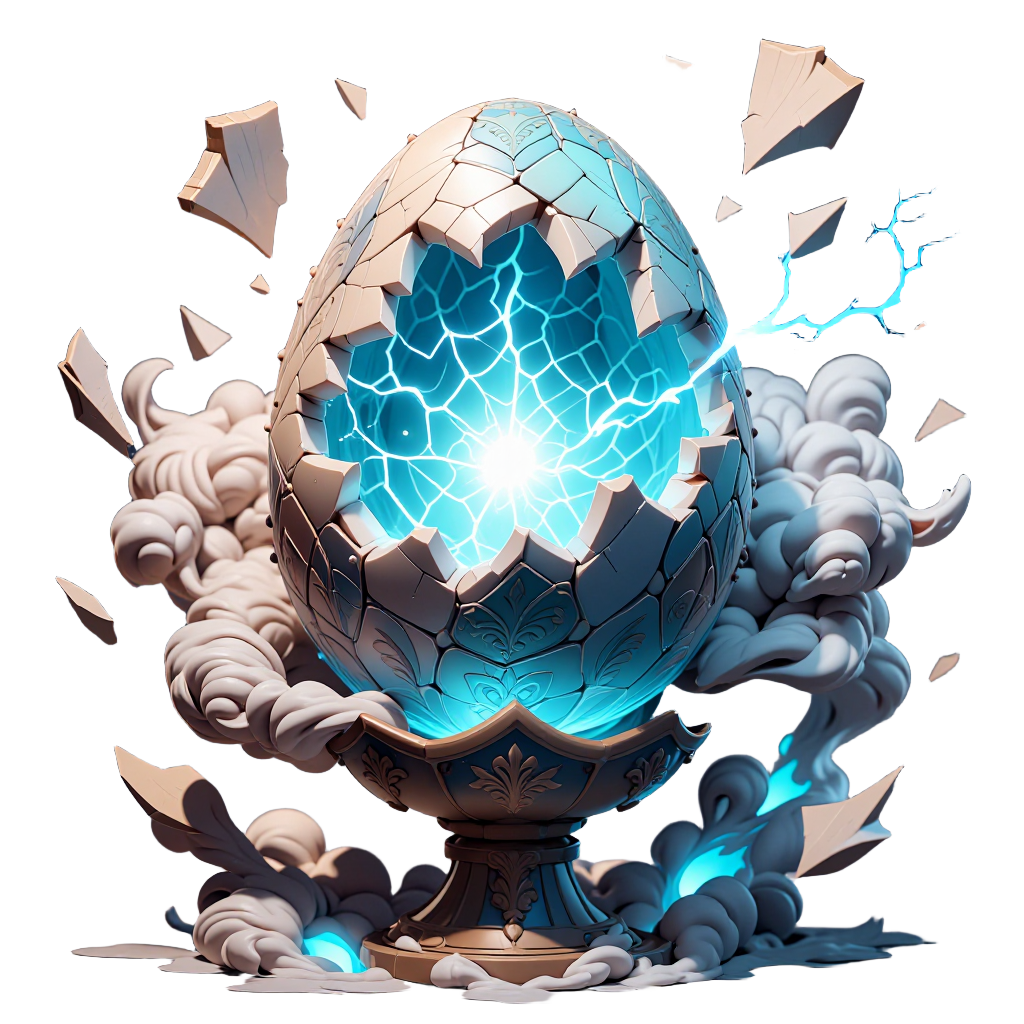 electric mythical egg