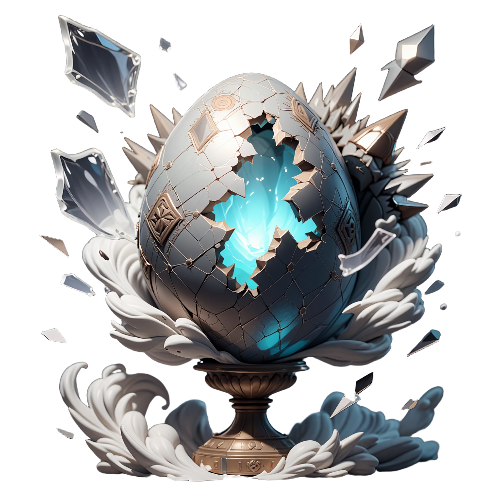 glass_metal egg