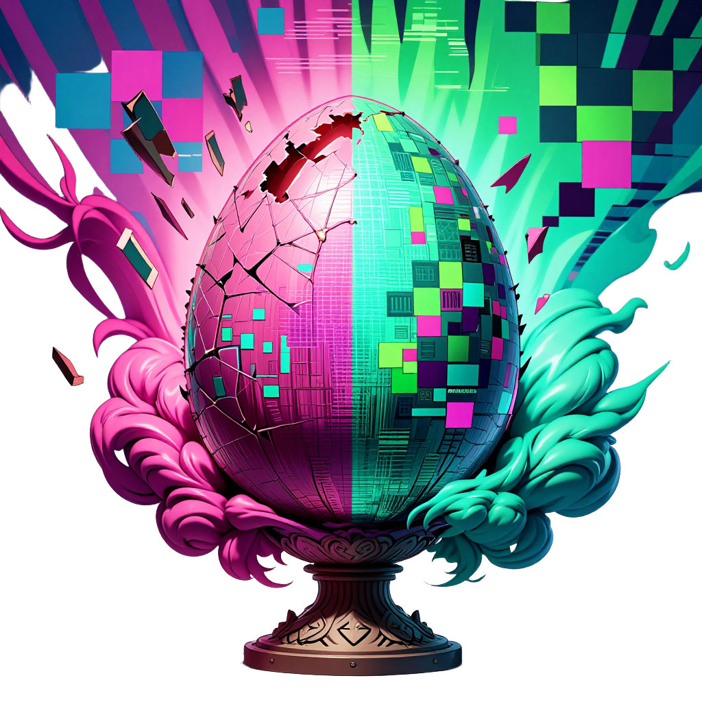 glitch_pixel egg