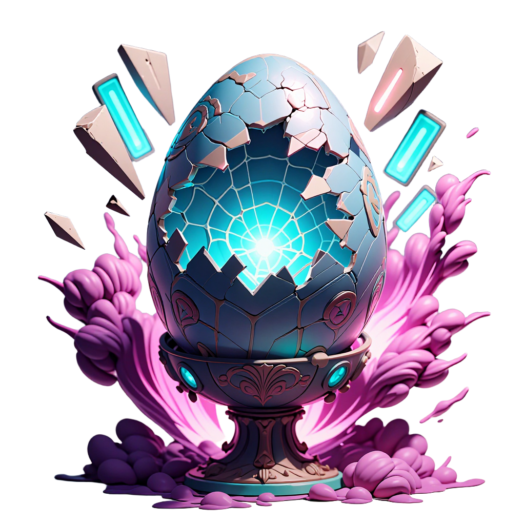 neon egg