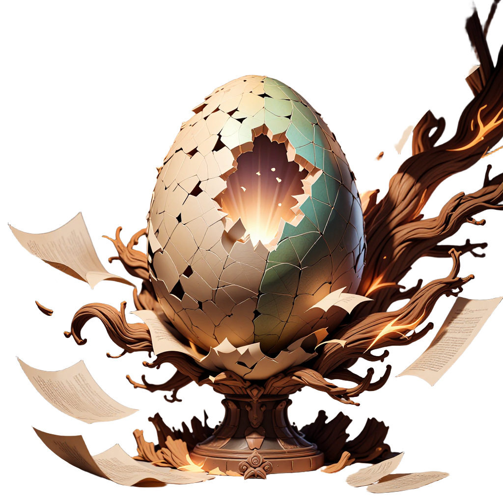 paper_wood egg