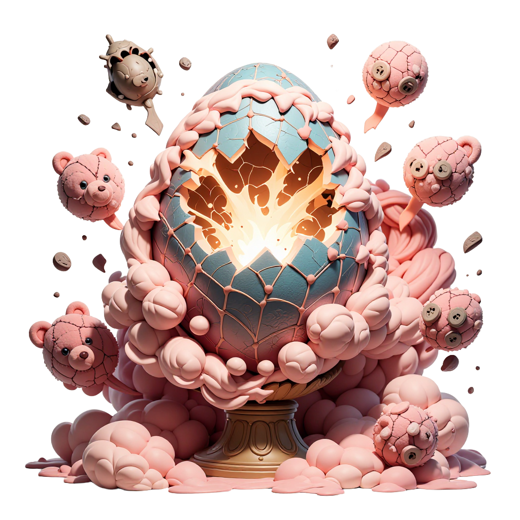 plush egg