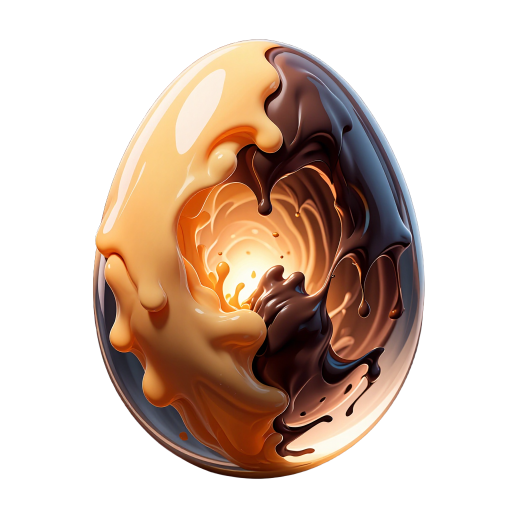 caramel_chocolate egg