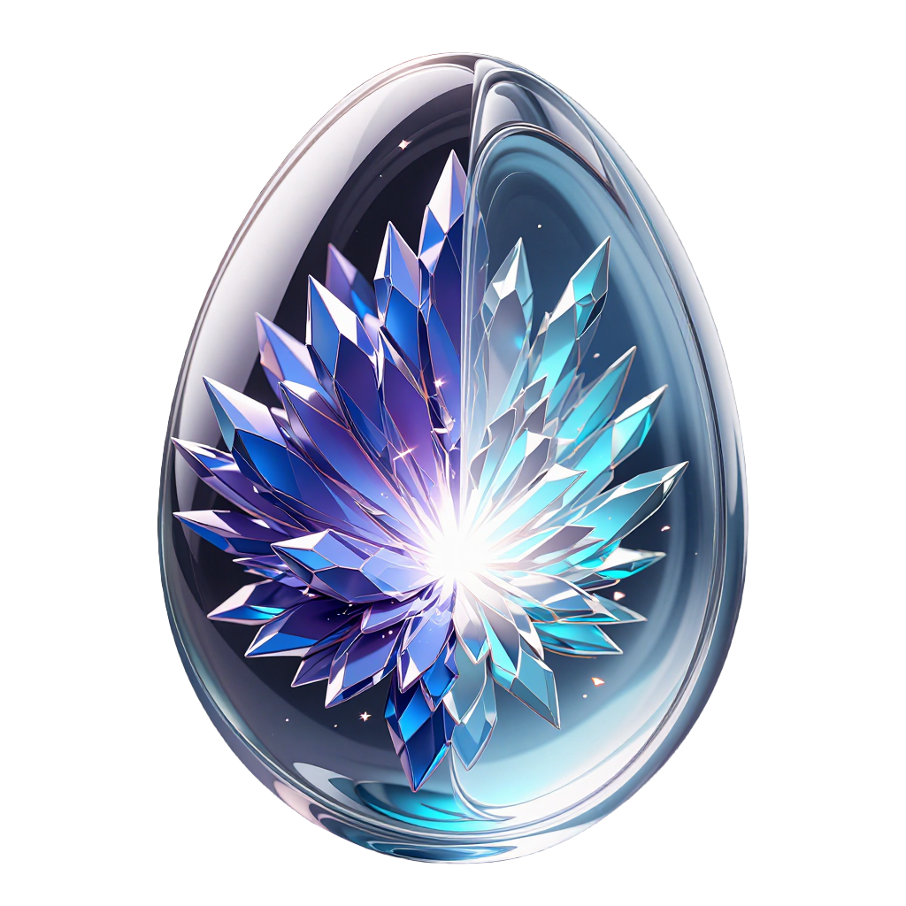 crystal_holographic egg