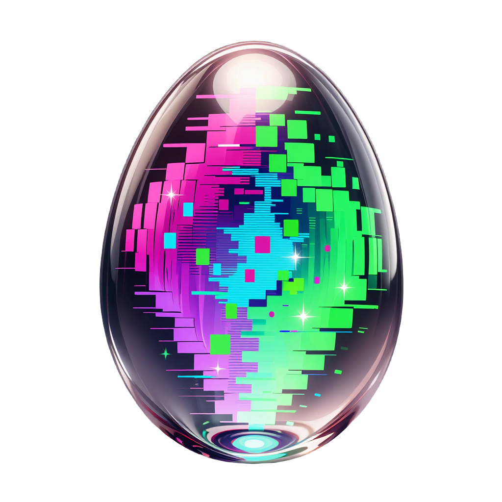 glitch_pixel egg