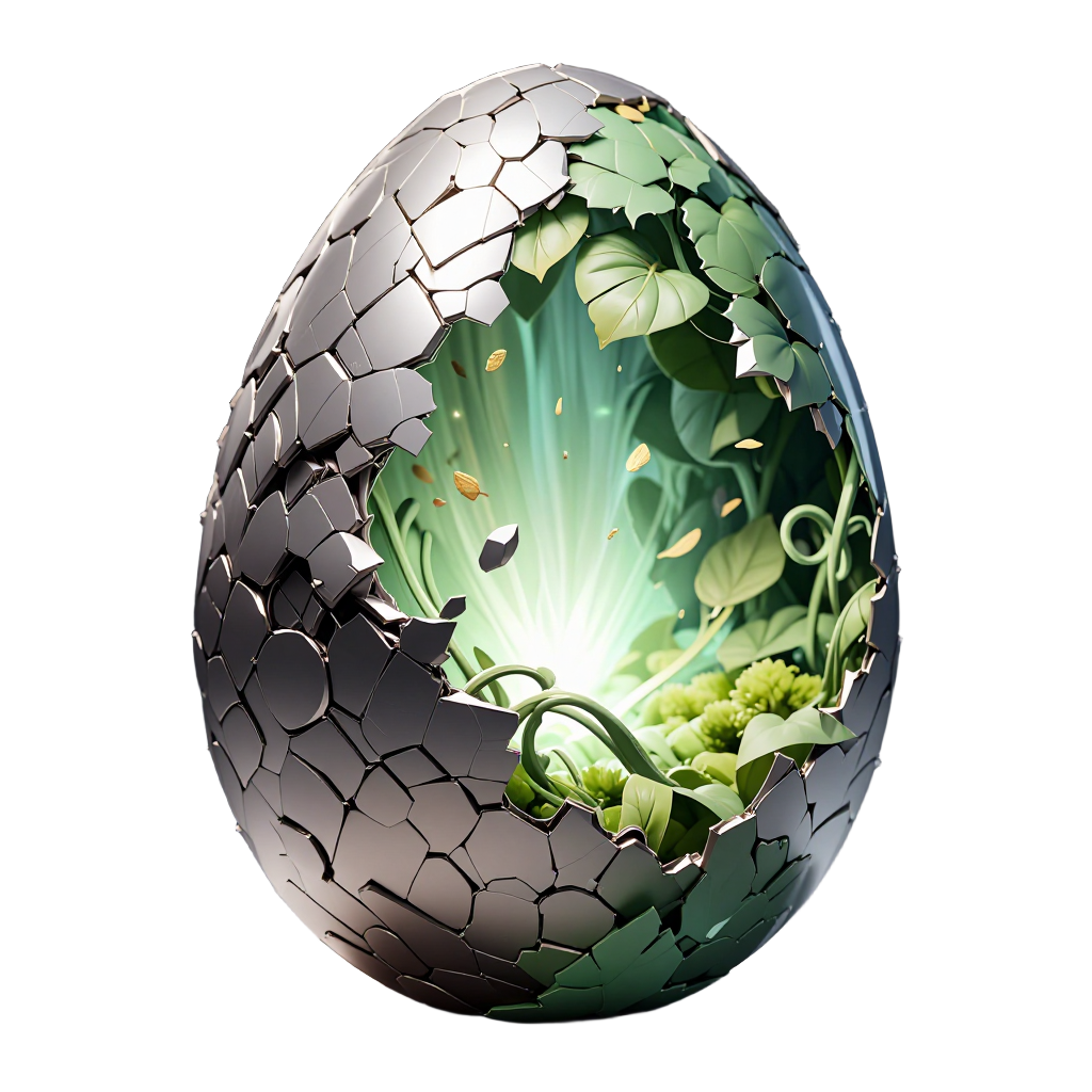 metal_nature egg