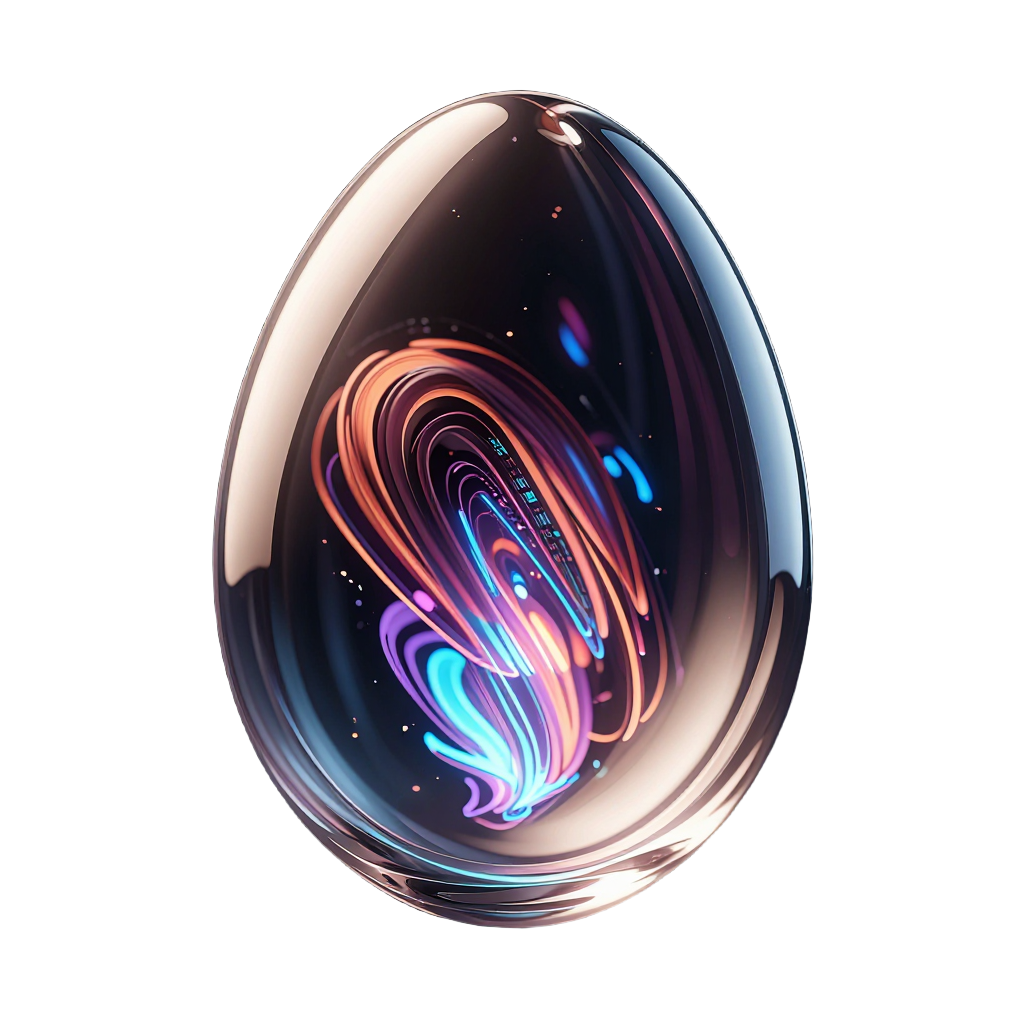 neon egg