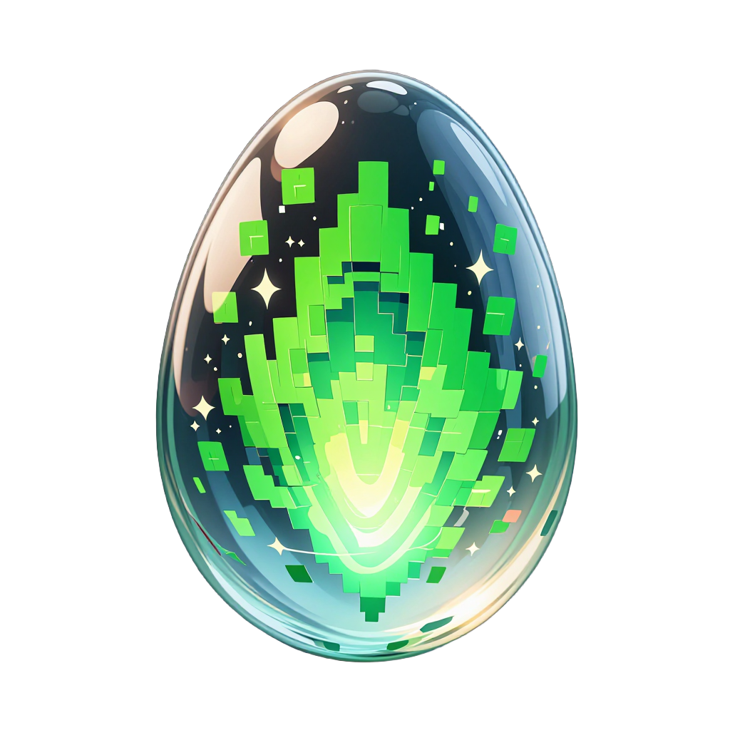 pixel egg