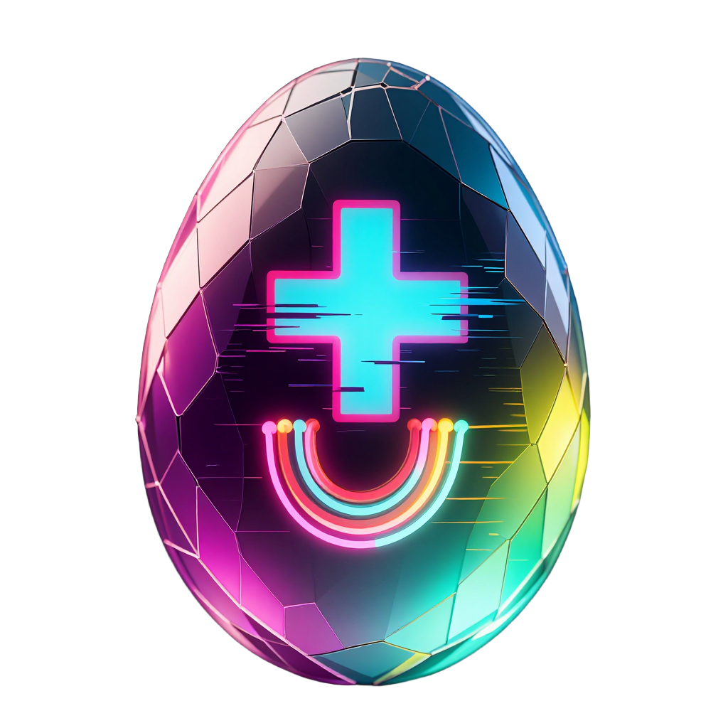 glitch_neon egg